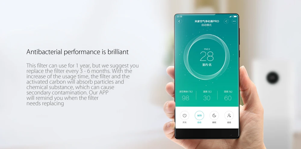 Xiaomi Mijia очиститель воздуха фильтр запасные части Блокировка патогенные бактерии очистка PM2.5 формальдегид