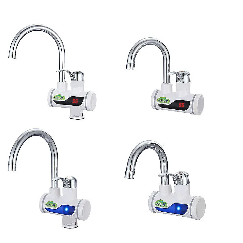 Kitchen Electric Hot Water Faucet 3000 Watt Quick Hot Kitchen and Heating Cool and Hot Water Heater