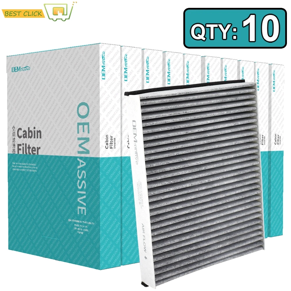 

10x Car Accessories Pollen Cabin Air Conditioning Filter For Ford C-Max 2 Escape Kuga Focus 3 Transit Connect 2 AV6N-19G244-AA