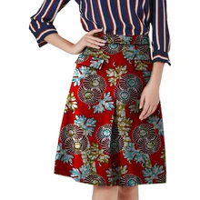 Модные простые и благородные женские африканские юбки с принтом Одежда Дашики Анкара праздничный костюм Сделанные африканские женские юбки Одежда