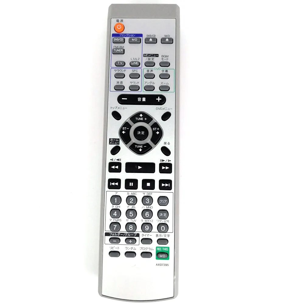 Б/у Оригинал AXD7395 подходит для пионерского DVD ресивера/CD дистанционное управление
