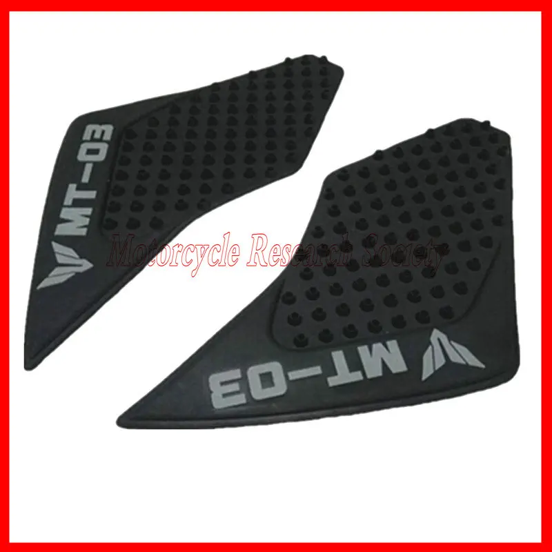 Buy Black Rubber Motorcycle Gas Tank Pad Traction Side