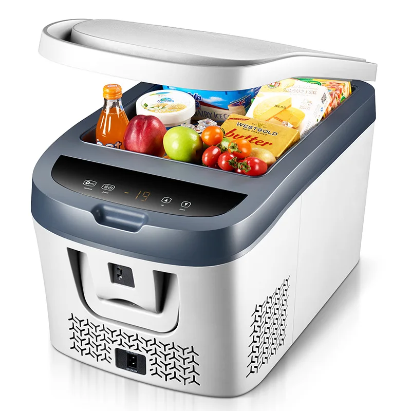 #Special Offers 38L Car Fridge Compressor DC 12V 24V Car Refrigerator Freezer Cooler for Car Home Picnic Refrigeration Freezer -19~10 Degrees