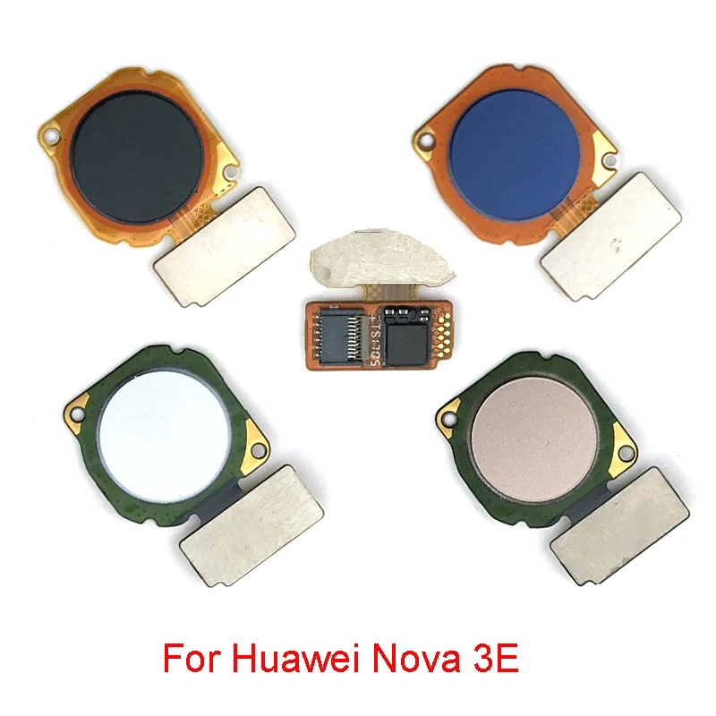 

For Huawei P20 lite Nova 3e nova3E P20lite Fingerprint Sensor Scanner Touch ID Sensor Home Button Return Key Flex Cable Ribbon