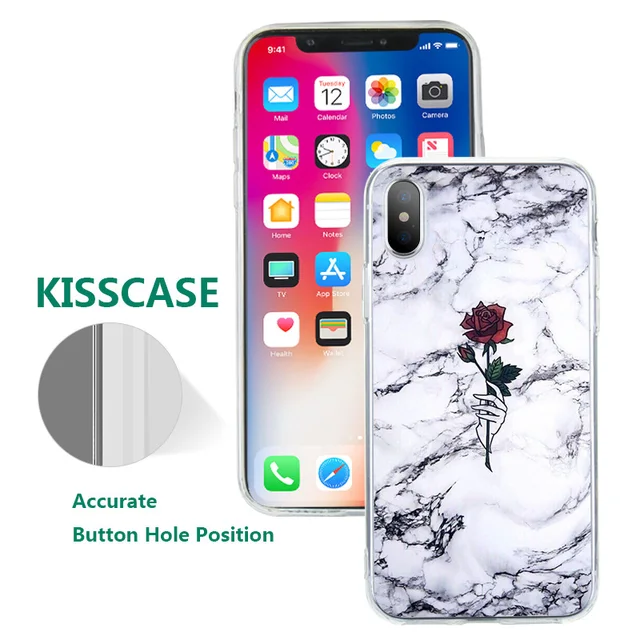 KISSCASE Rose Marble Case For Samsung Galaxy A3 A5 A7 J3 J5 J7 2016 2017 Soft TPU Case For Samsung Galaxy Note 9 8 S9 S8 Plus S7