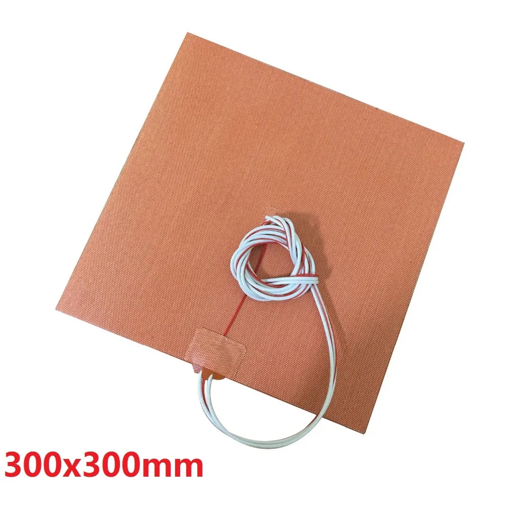 220V 750W 200mm x 300mm 3D Printer Silicone Heating Mat Heated Bed Pad 
