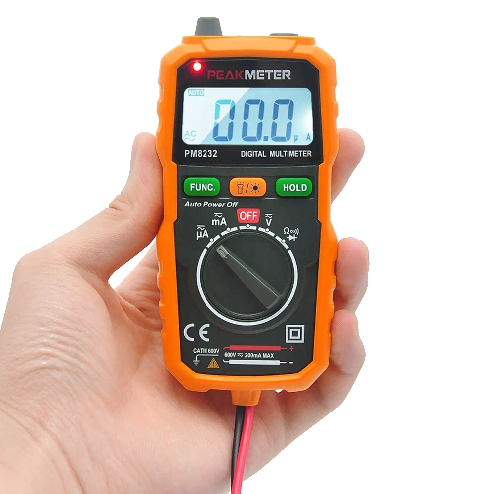 Auoeer PEAKMETER PM8232 High Precision Digital Display Non-Contact Multimeter Auoeer PEAKMETER PM8232 High Precision Digital Display Non-Contact Multimeter