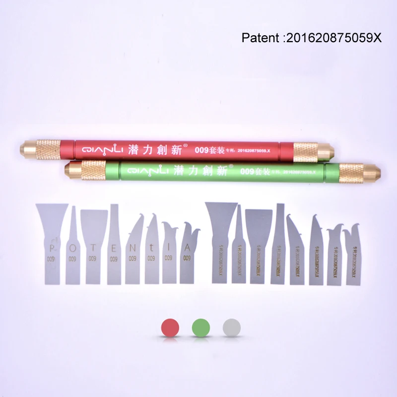 

CPU NAND chip IC knife for Iphone A8 A9 A10 Frictioning Remove Black Glue BGA Motherboard Knife Tool Special Blade