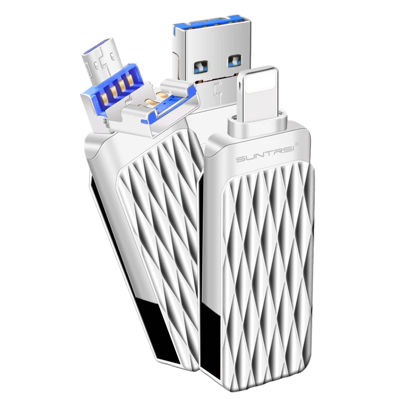 Sunstrsi USB флеш накопитель 16 ГБ 32 OTG Флешка высокоскоростной 2 0 64 Гб флэш для