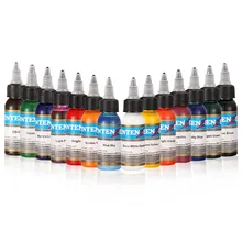 14 шт. Microblading пигмента татуировки набор чернил тела Краски ing Пигмент Макияж Краски Татуировки Инструменты Пигмент татуаж