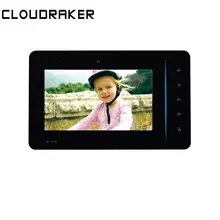 CLOUDRAKER 7 inch Indoor Monitor Video Door Phone Black Doorbell Intercom System Unlock Memory Photo Take цена CLOUDRAKER 7 inch Indoor Monitor Video Door Phone Black Doorbell Intercom System Unlock Memory Photo Take цены онлайн