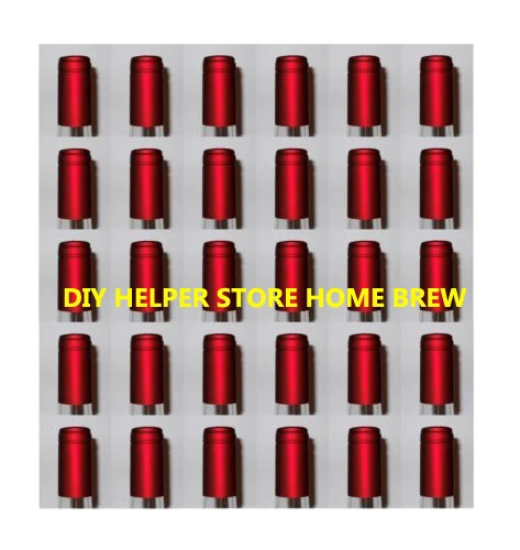 

HOT SALE 100 pcs HOME BREW BOTTLE CAPS SHRINK CAPSULES MAROON METALLIC WINERY QUALITY PVC HEAT CAPS WINE BOTTLES HIGH QUALITY