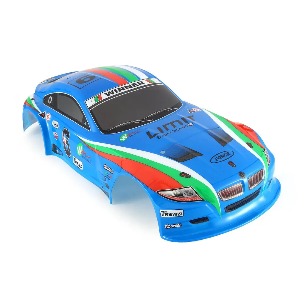 1/10 RC Car Shell Body for 1:10 RC Racing Car Car Flat Sports Drift Vehicle RTR Toys Parts Multicolor RC Car Model Toys Parts