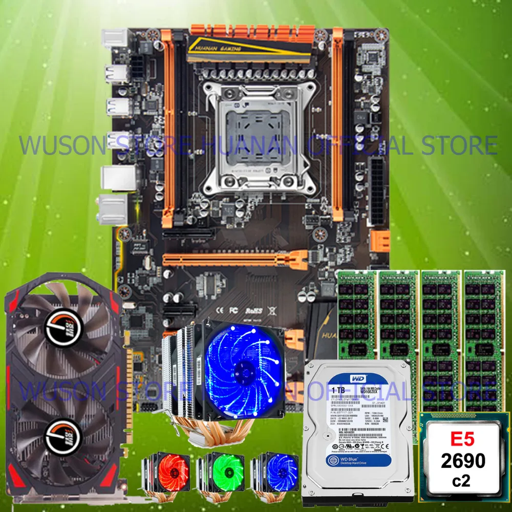 Горячая HUANAN ZHI deluxe X79 материнская плата с M.2 слотом CPU E5 2690 C2 с кулером RAM 16G ТБ 3,5 'SATA HDD видеокарта GTX750Ti 2G Горячая HUANAN ZHI deluxe X79 материнская плата с M.2 слотом CPU E5 2690 C2 с кулером RAM 16G ТБ 3,5 'SATA HDD видеокарта GTX750Ti 2G