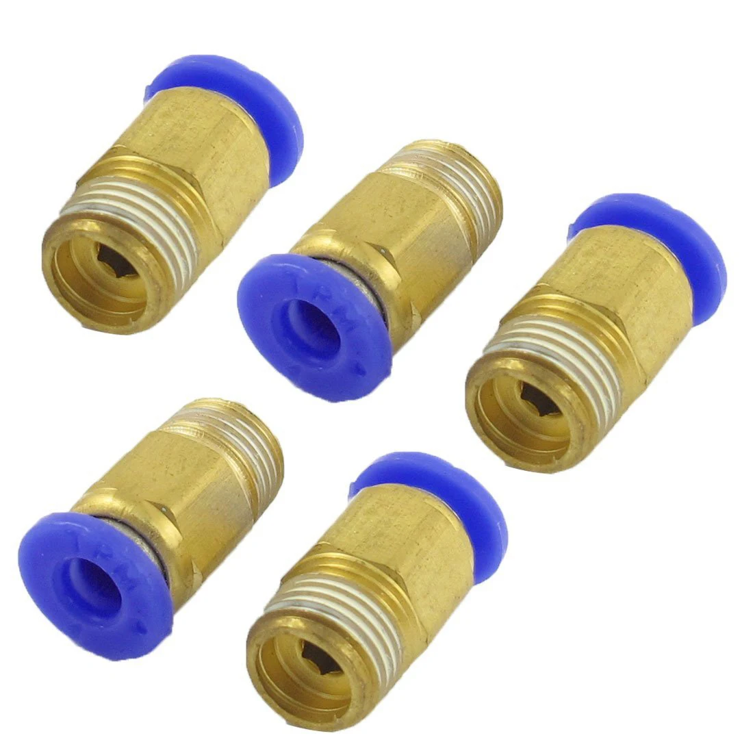 CNIM Hot 5PCS 1/8&quot PT Male Thread to 4mm Tube Push in Connect Straight Quick Fittings | Обустройство дома