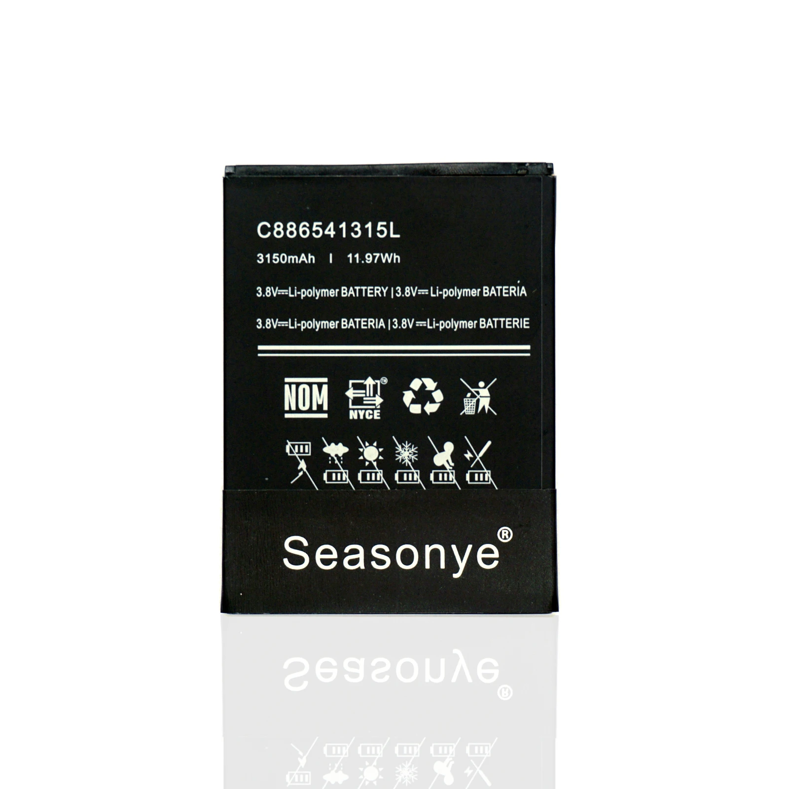 Seasonye 3150 мАч/11.97Wh C886541315L сменная батарея для телефона + универсальное зарядное