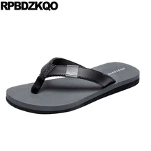 На открытом воздухе обувь домашние тапочки мода пляж мягкий воды слайды надевать Мужские сандалии кожаное лето повседневная кожа водонепроницаемый Шлепанцы