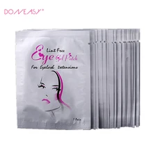 200 пар/лот новые подушечки для ресниц под глазная повязка без ворса глазные гель-патчи для наращивания ресниц