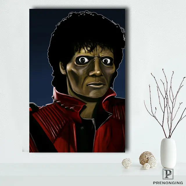 Custom Canvas Poster michael jackson (20)Printing Posters Cloth Fabric