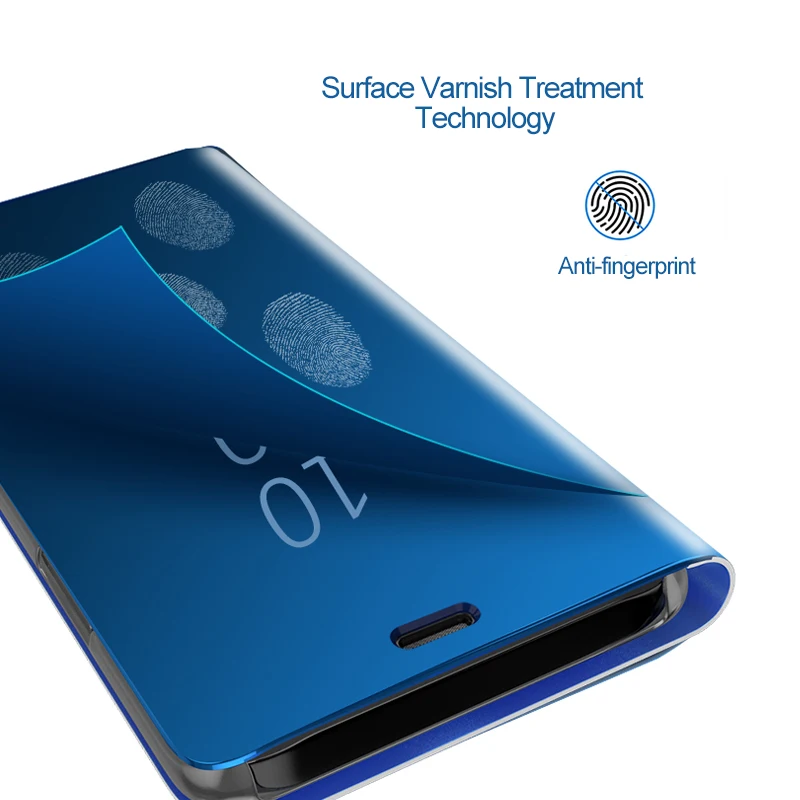 Умный зеркальный флип чехол для Xiaomi Mi 9 8 SE Lite A2 A1 6X 5X 5C чехлы PocoPhone F1 Mix 2 Note Max
