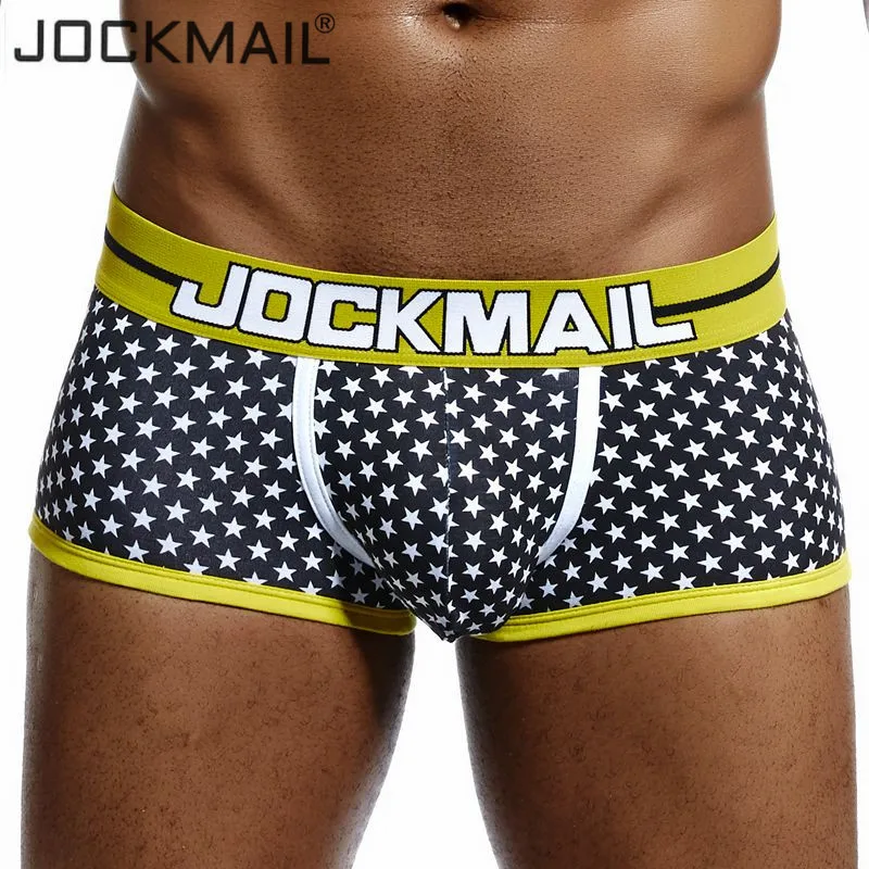 Мужское нижнее белье JOCKMAIL дышащие хлопковые боксеры|Боксеры| |