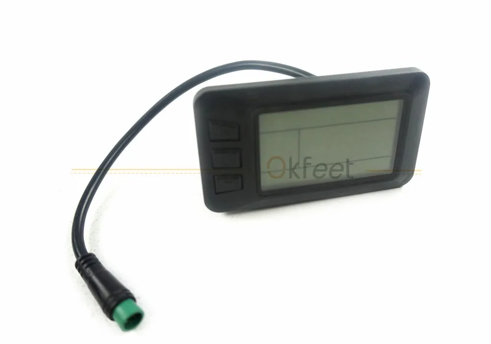 Okfeet Новое поступление аксессуары для электровелосипеда KT lcd 7 USB дисплей электровелосипед lcd Ebike наборы