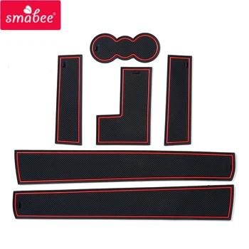

Smabee Anti-Slip Gate slot mat For Skoda Superb 2 B6 2009 ~ 2015 MK2 Comib Stickers Cup Holders Non-slip mats 6Pcs Accessories
