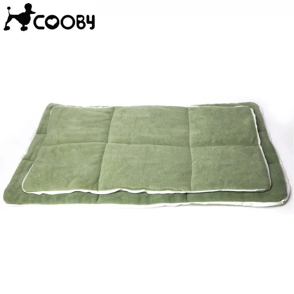 

[COOBY] Cotton Pet Dog Mat Bed Products for Large Small Dog Sofa Bed Cover All Seasons Big Size Washable Green Cat Mat COO005