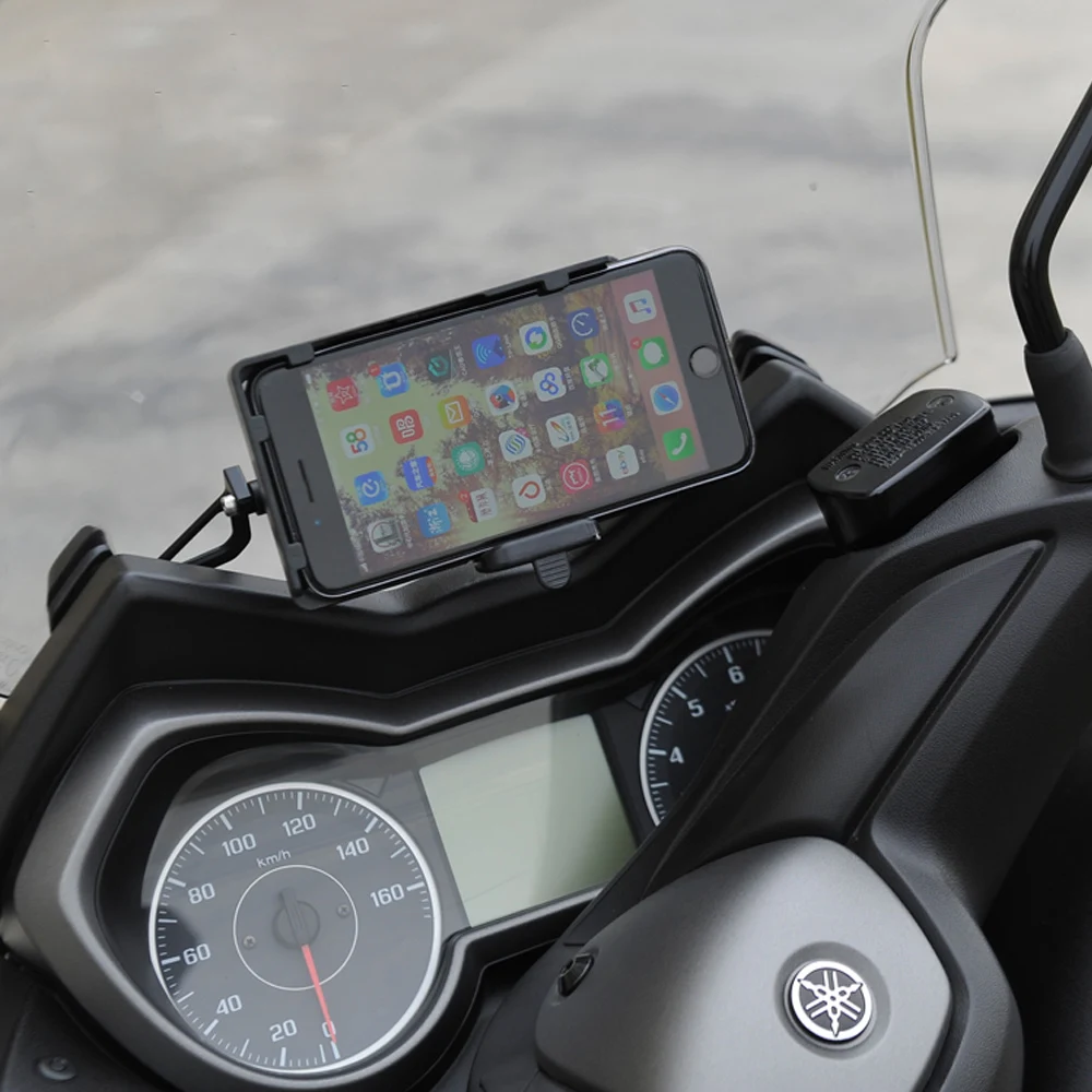 Передняя подставка для телефона мотоцикла Yamaha XMAX 300 XMAX300 X MAX держатель смартфона