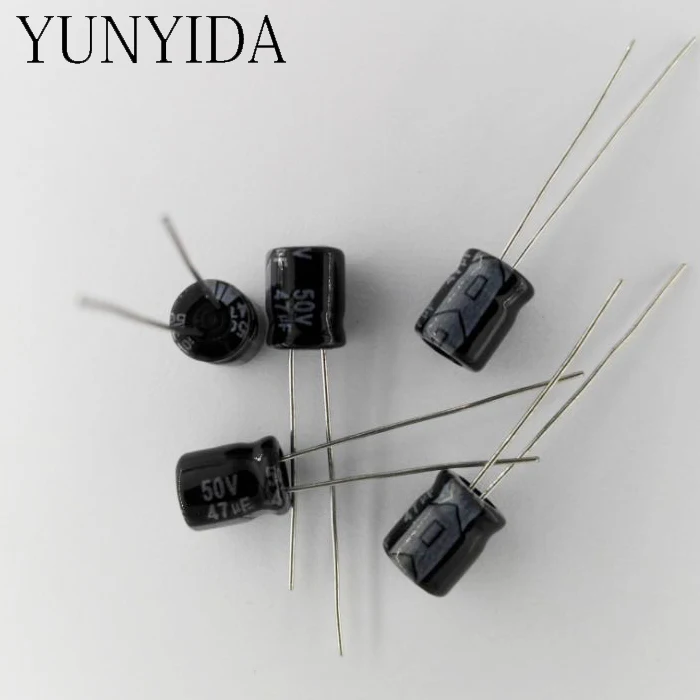 Алюминиевый электролитический конденсатор 50 в 47 мкФ шт.|electrolytic capacitors|aluminum electrolytic