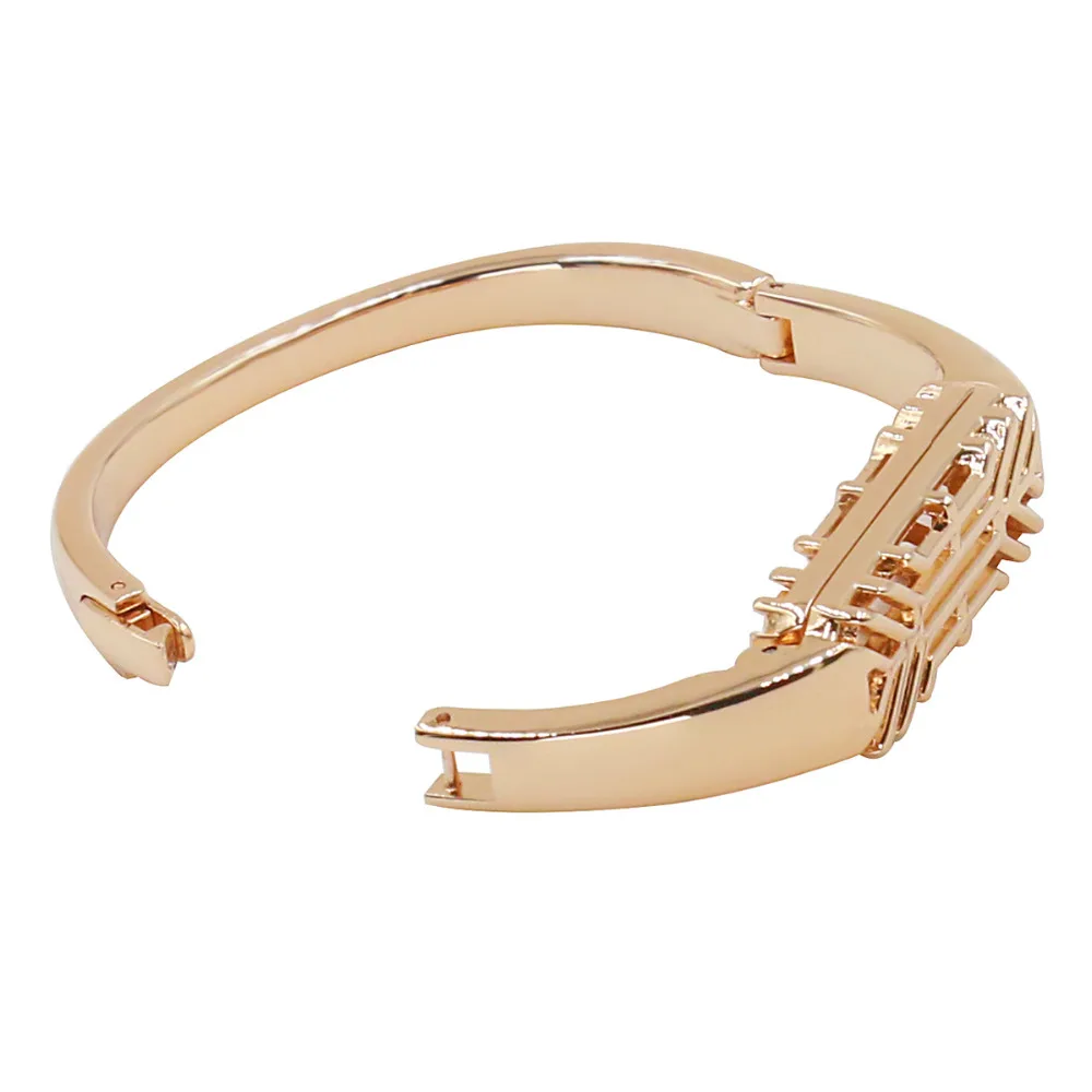 Soft Luxury Metal Stainless Steel Accessory Bangle Watch Band Wrist strap For Fitbit Flex 2 small (7)