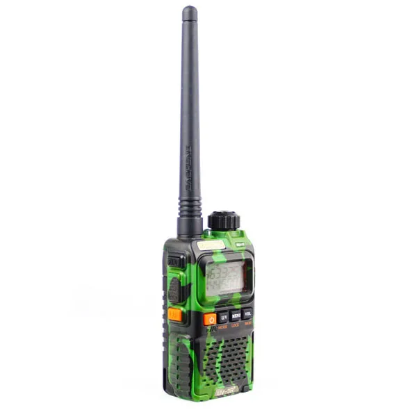 Зеленая камуфляжная рация Vhf Uhf Baofeng Двухдиапазонная для двусторонней охоты мини