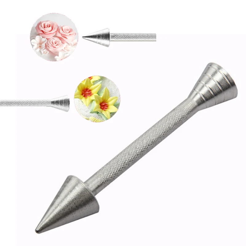 Roses Flower Holder Decoration Pastry Sticks Baking Cone Piping Cake Cream TLO