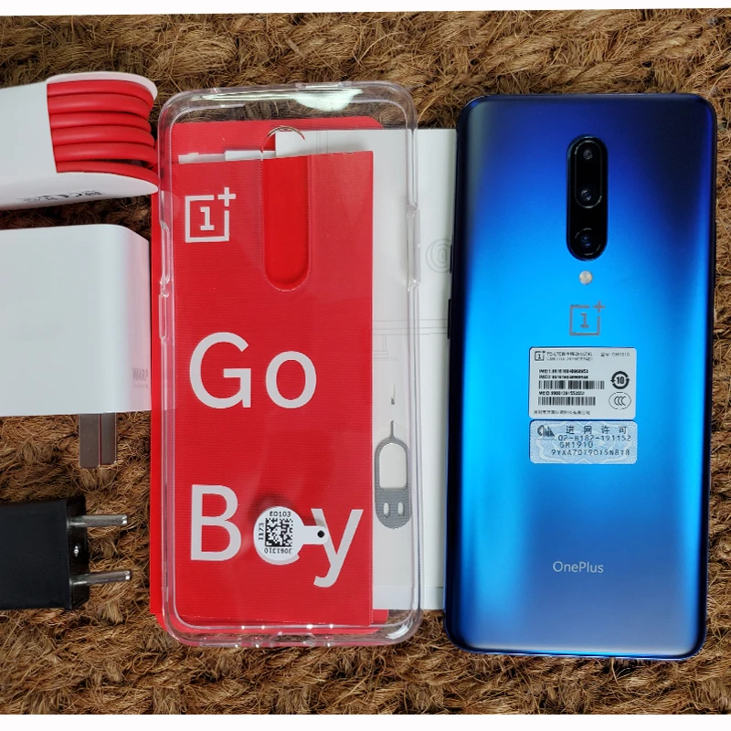 Смартфон Oneplus 7 Pro с глобальной ПЗУ, 6 ГБ, 128 ГБ, Snapdragon 855, 6,67 дюйма, AMOLED экран, 48мп, тройная камера, 30 Вт, зарядное устройство, NFC, 4000 мА/ч