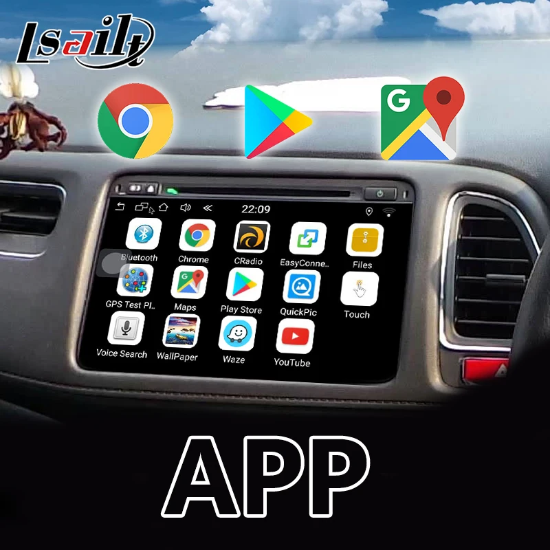 Подключи и играй Android gps навигационная коробка для Honda HRV с беспроводной/USB Mirrorlink wifi