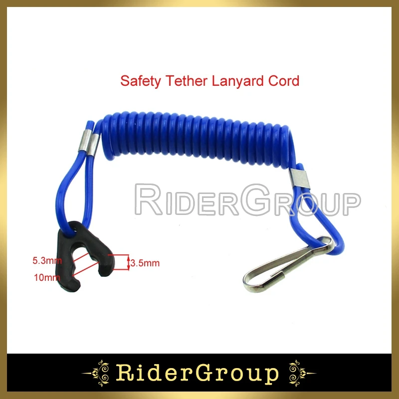 Safey Tether Lanyard Cord For Kill Switch Jet Ski Boat Yamaha Raptor
