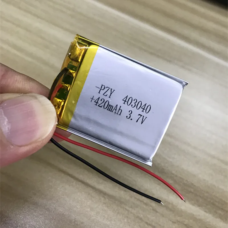 3 7 V полимерная литиевая батарея 400mah 403040 MP3MP4 гарнитура и динамики с Bluetooth