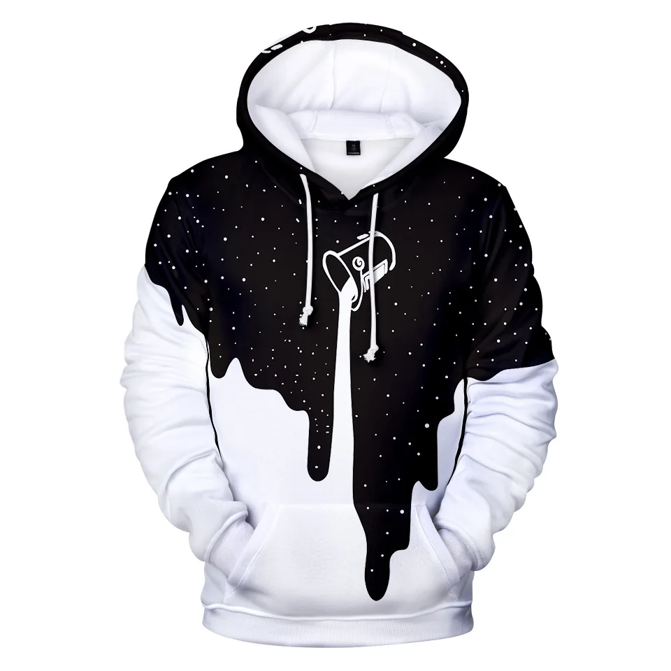 

Fashion Autumn 3D Printed Star Paint Bucket Galaxy Hoodies Sweatshirts Men Women Pullover Sportswear Coat