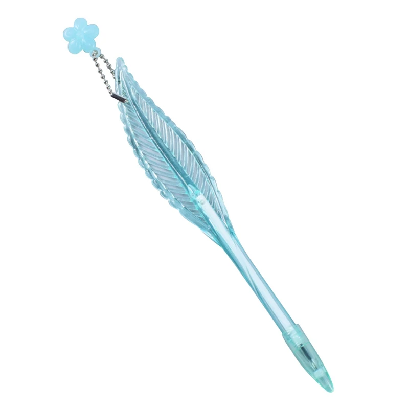 

2019 Korean Cute Feather Pen Handle Stationery Personality Neutral Pens Wholesale Creative Office School Writing Pen