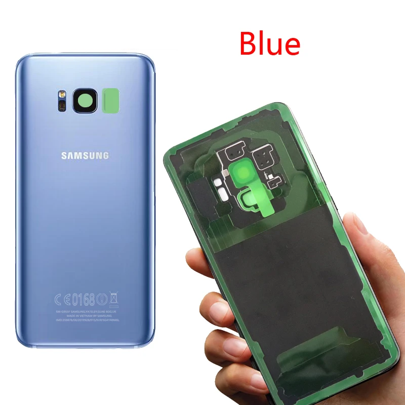 Оригинальное заднее стекло для SAMSUNG Galaxy S8 G950 G950F дисплей Plus G955 G955F крышка