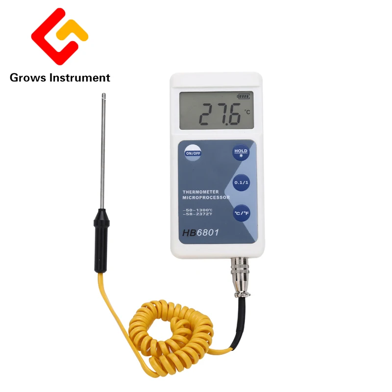 High Precision Temperature Meter Temperatue Gauge LCD Screen Portable