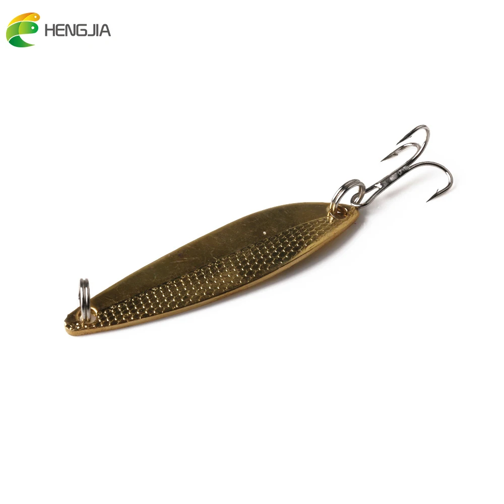 

HENGJIA 1PC 6.5CM 10.5G Hard Metal Spinnerbaits Vibration Wobblers Trolling Spoons With Hooks Sequins Fishing Lures