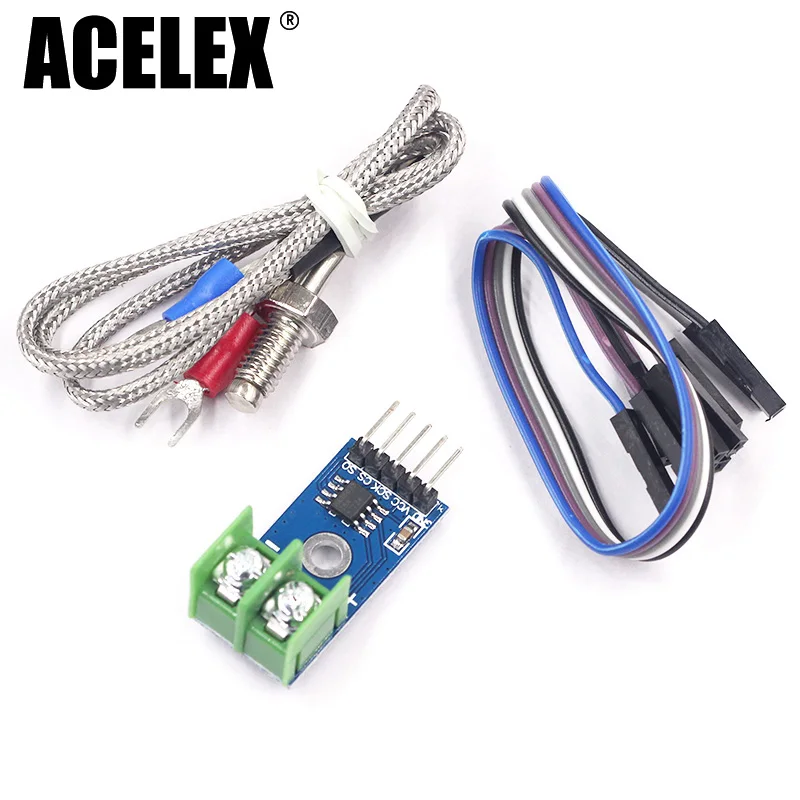 

1pcs MAX6675 Module + K Type Thermocouple Thermocouple Senso Temperature Degrees Module for arduino