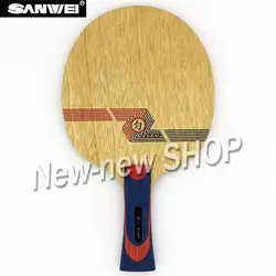 Sanwei WHITE EVEN (BY-1091) лезвие для настольного тенниса (10 + 9 мягкий углерод, для 40 +) ракетка для Пинг-Понга Летучая Мышь