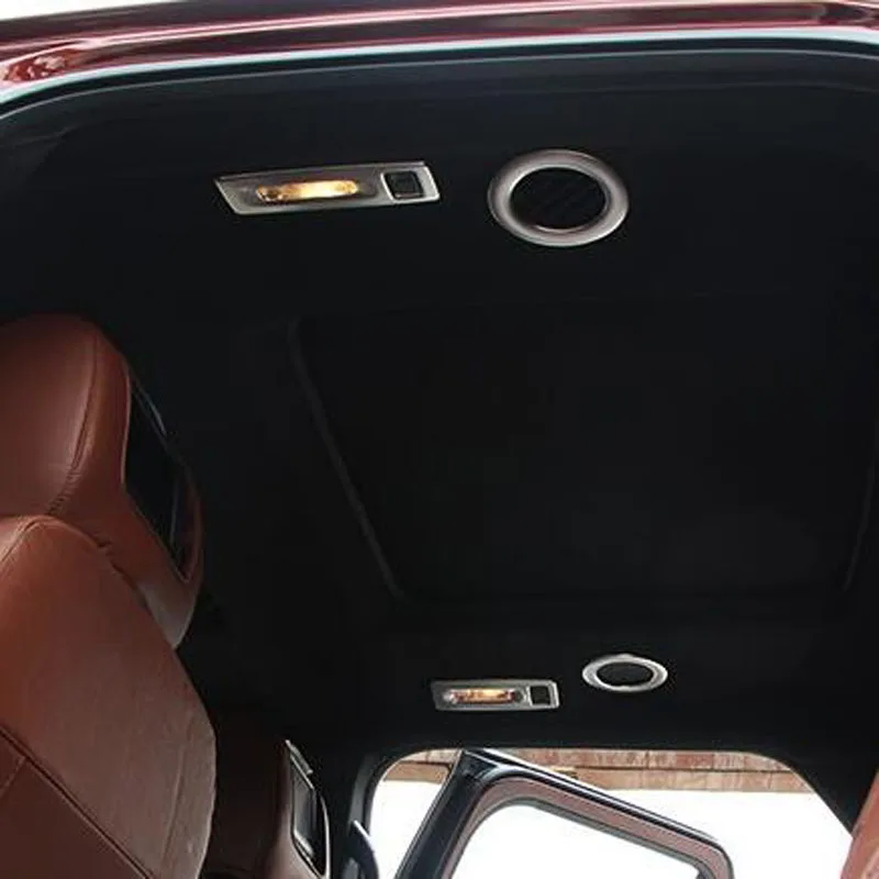 For Ford Explorer 2011 2018 1PC ABS Chrome Car Rear Interior Roof Dome