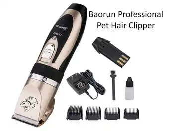 

Baorun Professional Rechargeable Dog Cat Hair Trimmer 110~240V Pet Fur Cutting Machine Styling Tools Animal Hair Clippers