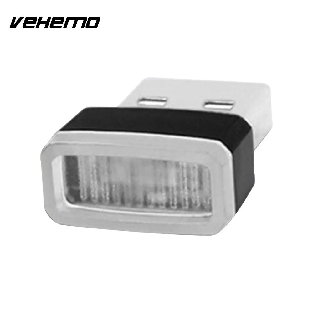 Vehemo Волшебные светодиодные фонарики атмосферный Свет Usb светодиодный свет автомобильное освещение беспроводной мини банк питания