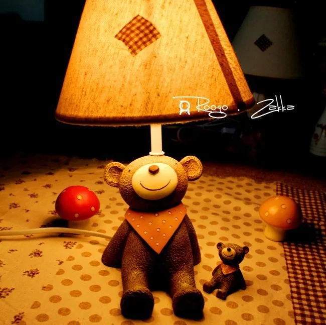 Lovely Animals Watching The Sky Cartoon Cute Children Room Desktop Night Lights Kids Table Lamp As