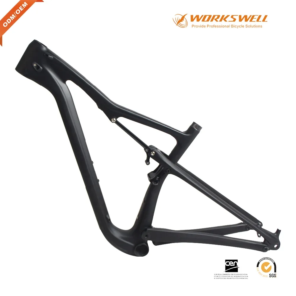 29*2," шин Workswell T1000 полный Подвеска 29er MTB Горный Руль для велосипеда, углеродный кадров 15/17/19"