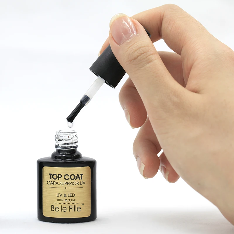 Online Belle FILLE Dasar dan Top Coat Gel Cat Kuku UV 10 Ml Transparan Rendam Off Primer Gel Polandia Gel Lacquer kuku Seni Manikur Harga Belle FILLE Dasar dan Top Coat Gel Cat Kuku UV 10 Ml Transparan Rendam Off Primer Gel Polandia Gel Lacquer kuku Seni Manikur